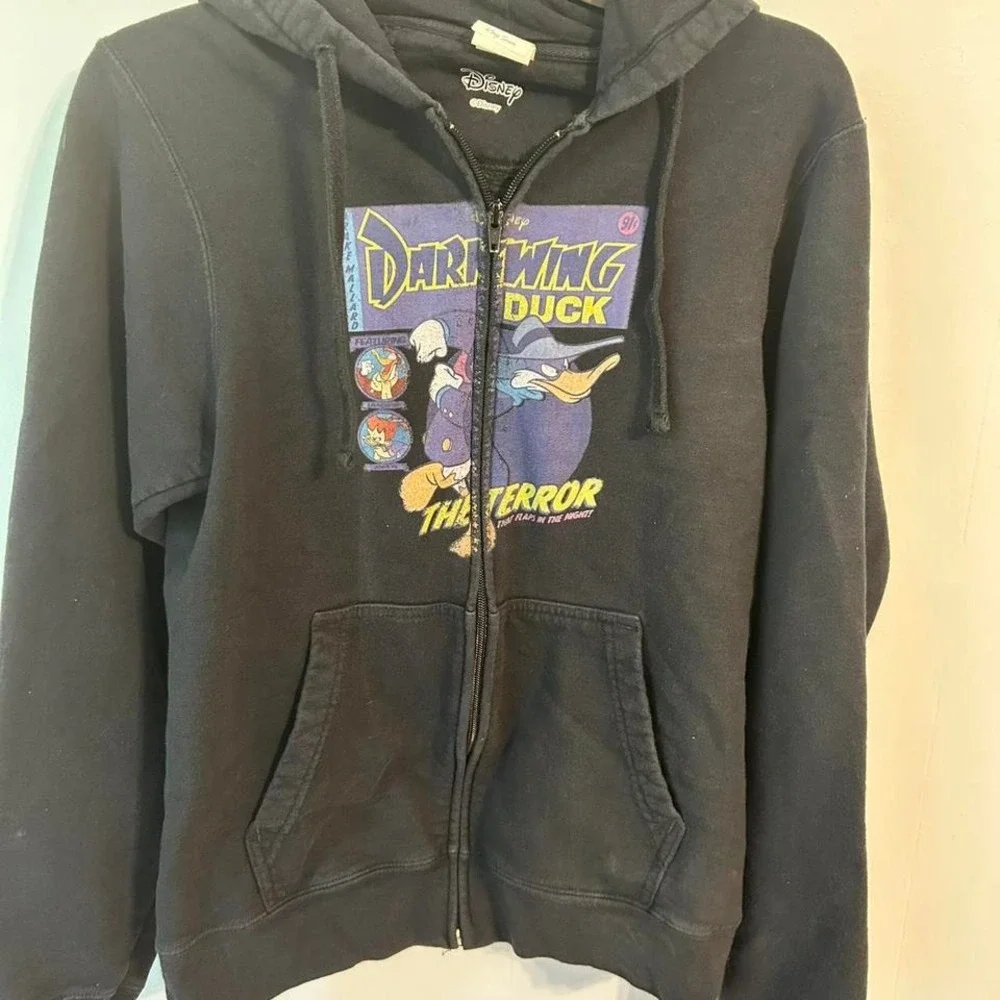 Disney Darkwing Duck‎ the terror zippy hoodie. Kid size small.